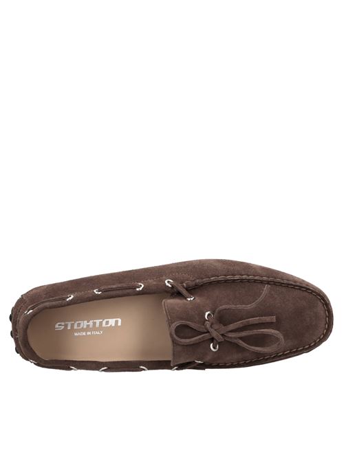 Suede moccasins STOKTON | MOC-U CAM.CIOCCOLATO
